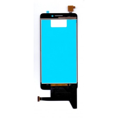Lcd With Touch Screen For Spice Stellar 520 Mi520 White By - Maxbhi Com
