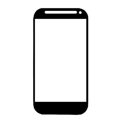 Replacement Front Glass For Htc One Sv Blue By - Maxbhi Com