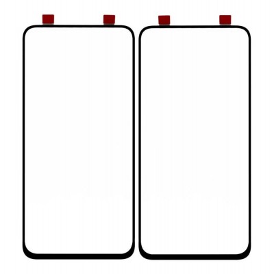 Replacement Front Glass For Huawei Honor View 20 Black By - Maxbhi Com