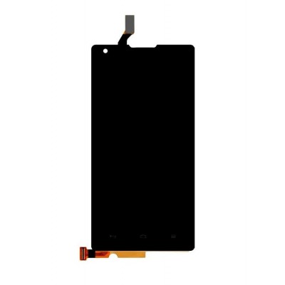 Lcd With Touch Screen For Huawei Ascend G700 Black By - Maxbhi Com