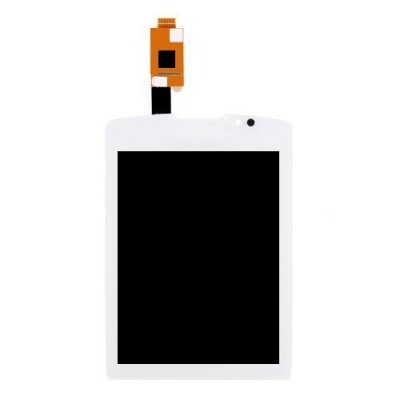 Lcd With Touch Screen For Blackberry Slider 9800 White By - Maxbhi Com