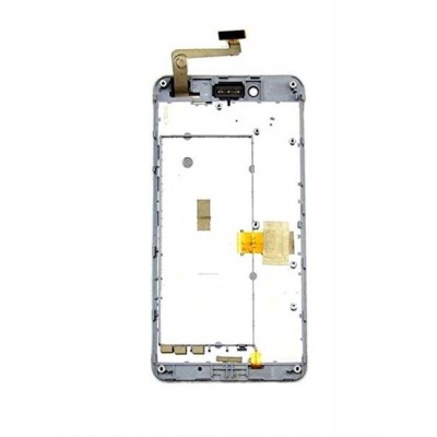 Lcd With Touch Screen For Asus Padfone Infinity A80 White By - Maxbhi Com