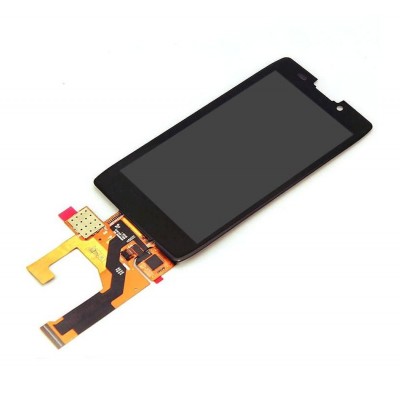 Lcd With Touch Screen For Motorola Razr Hd Xt925 Black By - Maxbhi Com