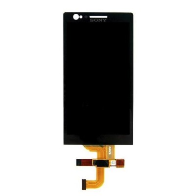 Lcd With Touch Screen For Sony Xperia P Lt22i Nypon Black By - Maxbhi Com