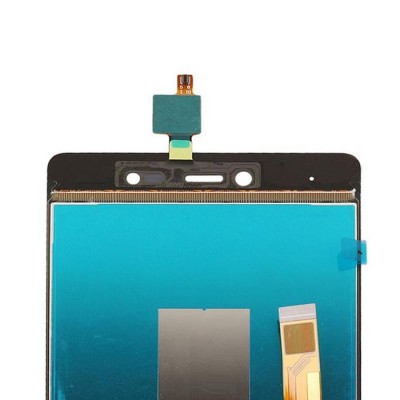 Lcd With Touch Screen For Wiko Fever 4g Black Grey By - Maxbhi Com