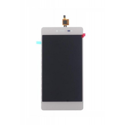 Lcd With Touch Screen For Wiko Fever 4g White Gold By - Maxbhi Com