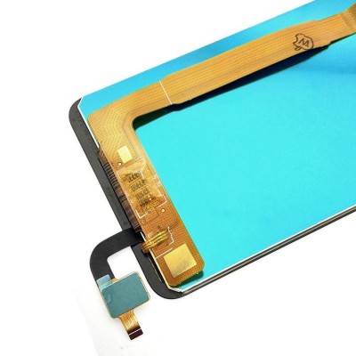 Lcd With Touch Screen For Wiko View Prime Black By - Maxbhi Com