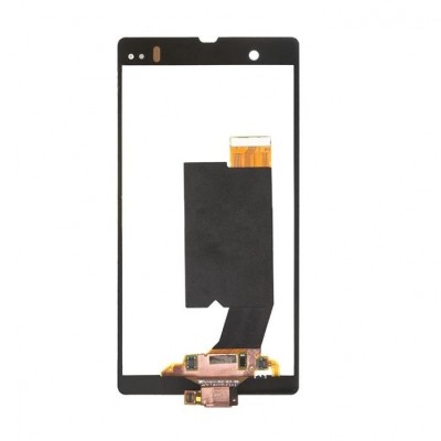 Lcd With Touch Screen For Sony Ericsson L36h Black By - Maxbhi Com