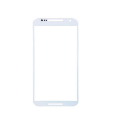 Replacement Front Glass For Motorola Moto X2 White By - Maxbhi Com