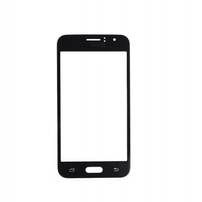 Replacement Front Glass For Samsung Galaxy J1 2016 Black By - Maxbhi Com