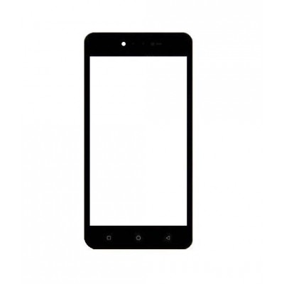 Replacement Front Glass For Sansui S73 Black By - Maxbhi Com