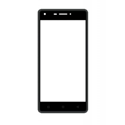 Touch Screen Digitizer For Intex Indie 5 Black By - Maxbhi Com