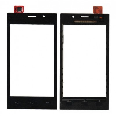 Touch Screen Digitizer For Intex Aqua Viturbo Black By - Maxbhi Com