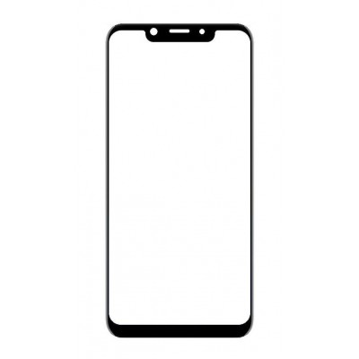 Replacement Front Glass For Micromax Infinity N11 Black By - Maxbhi Com