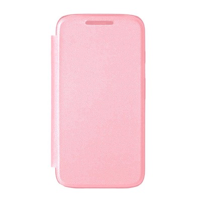 Flip Cover For Micromax Bolt Q354 Rose Gold By - Maxbhi Com