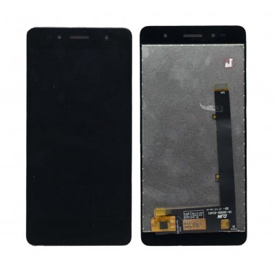 Lcd With Touch Screen For Lava R1 White By - Maxbhi Com