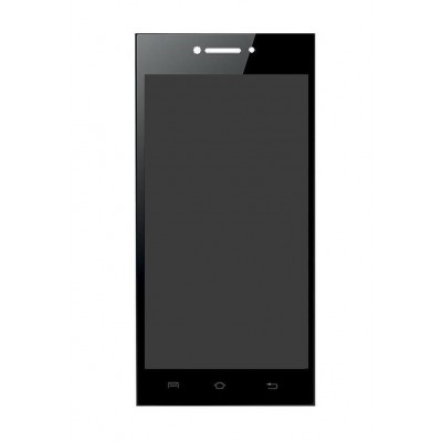 Lcd With Touch Screen For Lava Iris 750 Black By - Maxbhi Com