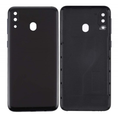 Back Panel Cover For Samsung Galaxy M20 Black - Maxbhi Com