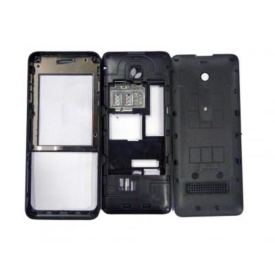 Full Body Housing For Nokia 301 Black - Maxbhi Com