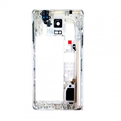 Full Body Housing For Samsung Galaxy Note 4 Duos White - Maxbhi Com