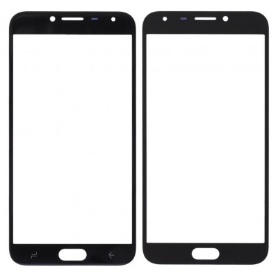 Replacement Front Glass For Samsung Galaxy J4 Black By - Maxbhi Com