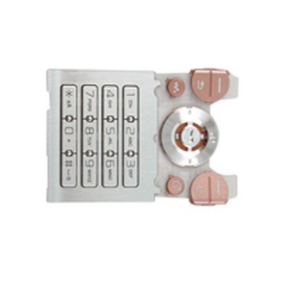 Keypad For Sony Ericsson W580 Pink Silver - Maxbhi Com