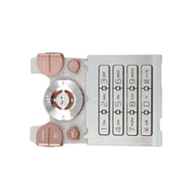 Keypad For Sony Ericsson W580 Pink Silver - Maxbhi Com