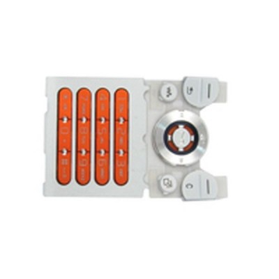 Keypad For Sony Ericsson W580 White Orange - Maxbhi Com