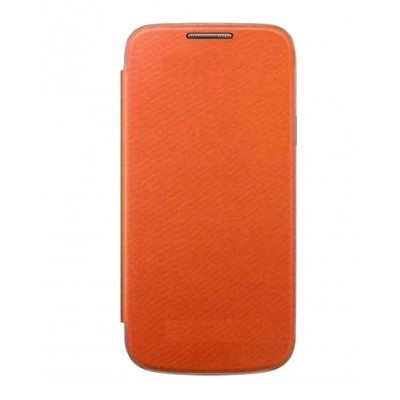 Flip Cover For Samsung Galaxy S4 Mini Duos Orange By - Maxbhi Com
