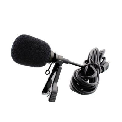 Collar Clip On Microphone for Samsung Galaxy A50 - Professional Condenser Noise Cancelling Mic by Maxbhi.com