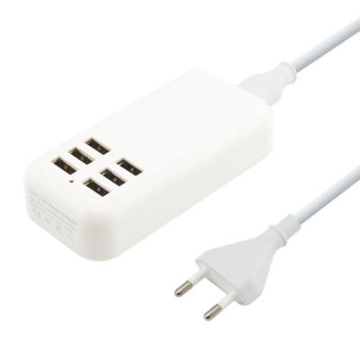 6 Port Multi Usb Highq Fast Charger For Alcatel Idol 4 - Maxbhi Com