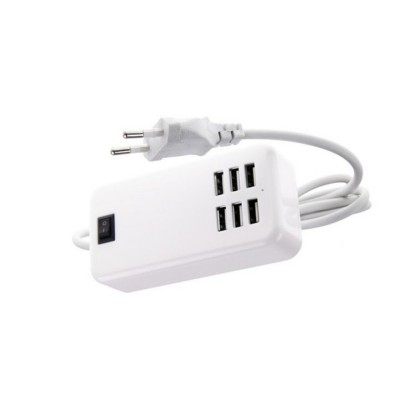 6 Port Multi Usb Highq Fast Charger For Asus Zenfone 3 Ze552kl - Maxbhi Com