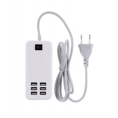 6 Port Multi Usb Highq Fast Charger For Meizu M2 Note - Maxbhi Com