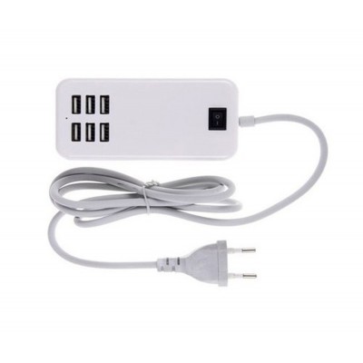 6 Port Multi Usb Highq Fast Charger For Xiaomi Redmi 5a - Maxbhi Com