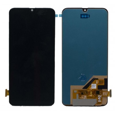Lcd With Touch Screen For Samsung Galaxy A40 White By - Maxbhi Com