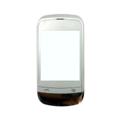 Housing For Nokia C202 Touch And Type Golden White - Maxbhi Com