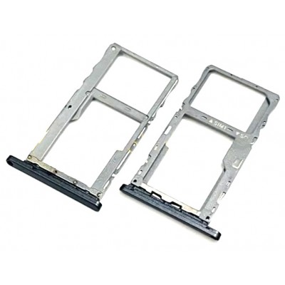 Sim Card Holder Tray For Alcatel 3l 2019 Black - Maxbhi Com