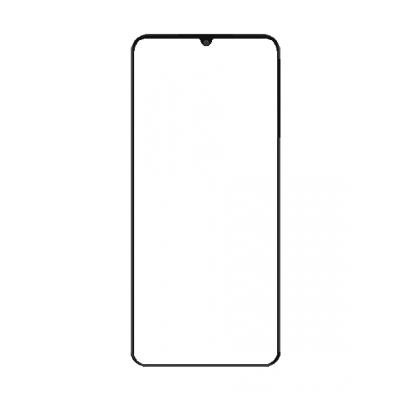 Replacement Front Glass For Alcatel 3l 2019 Black By - Maxbhi Com