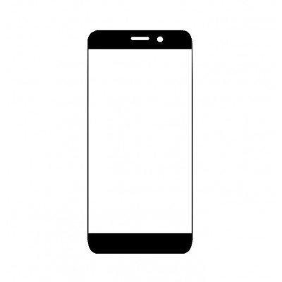 Replacement Front Glass For Allview P10 Mini Black By - Maxbhi Com