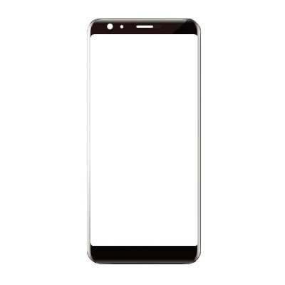 Replacement Front Glass For Allview P10 Pro Black By - Maxbhi Com