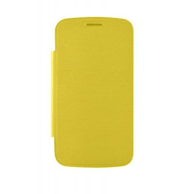 Flip Cover For Gionee Pioneer P5l Yellow By - Maxbhi Com