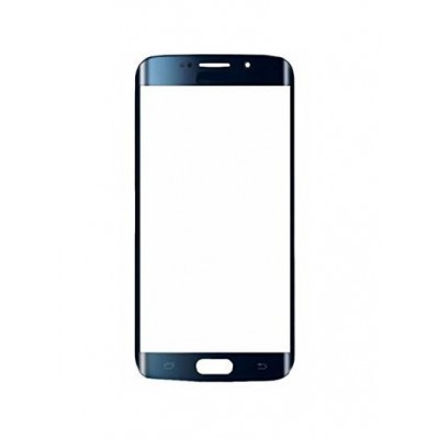 Replacement Front Glass For Samsung Galaxy S6 Edge Cdma Blue By - Maxbhi Com