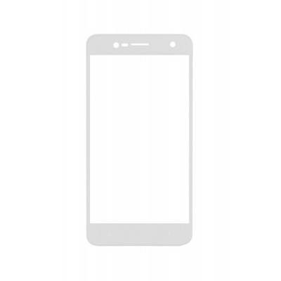 Replacement Front Glass For Zte Blade V8 Mini Silver By - Maxbhi Com