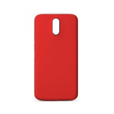 Back Panel Cover For Moto G4 Plus 32gb Red - Maxbhi Com