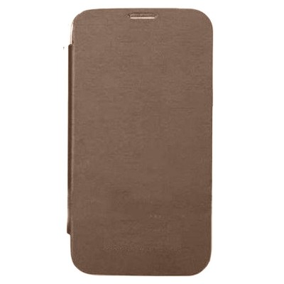 Flip Cover For Xolo Q1200 Brown By - Maxbhi Com