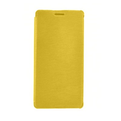 Flip Cover For Intex Aqua Lions 3g Gold By - Maxbhi Com