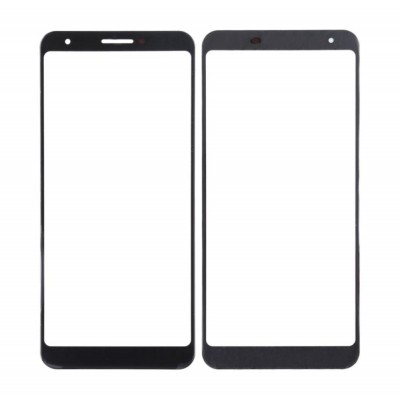 Replacement Front Glass For Google Pixel 3a Black By - Maxbhi Com