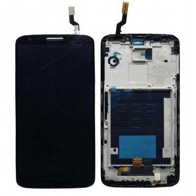 Lcd With Touch Screen For Lg G2 D800 Red By - Maxbhi Com