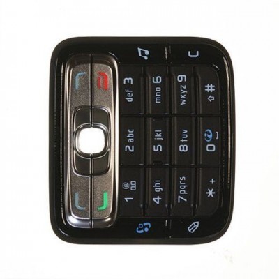Keypad For Nokia N73 - Latin Silver Gray - Maxbhi.com