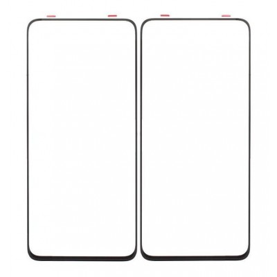 Replacement Front Glass For Samsung Galaxy A80 Black By - Maxbhi Com